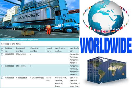 Maersk Line Tracking Cargo