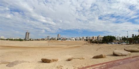 Ashdod beach stock image. Image of reflection, sand - 191058759