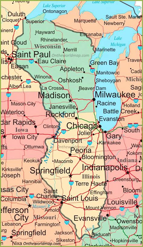 Map Of Michigan And Wisconsin Border – Interactive Map