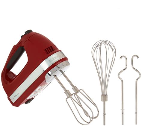 KitchenAid 7-speed Digital Hand Mixer with Dough Hooks - Page 1 — QVC.com