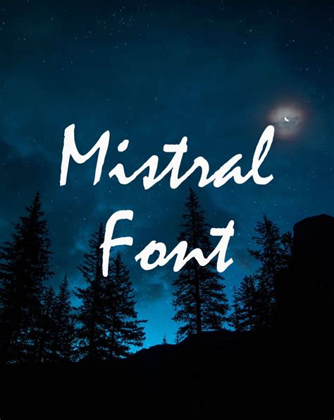 Mistral Font Free Download