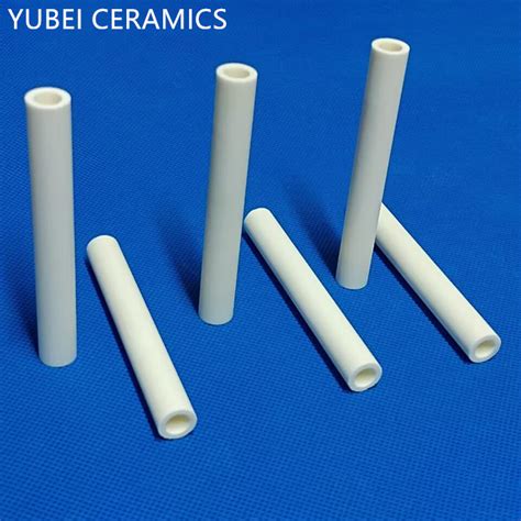 High Strength Alumina Ceramic Tubes 88HRA Temperature Resistance 1600℃