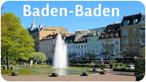 Baden-Baden, Spa Town in Germany - YouTube