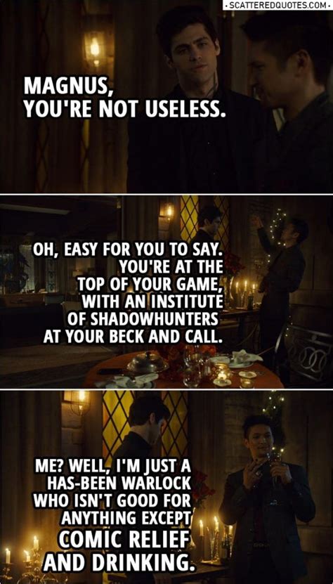 100+ Best 'Magnus Bane' Quotes | Scattered Quotes | Shadowhunters, Shadowhunters malec ...