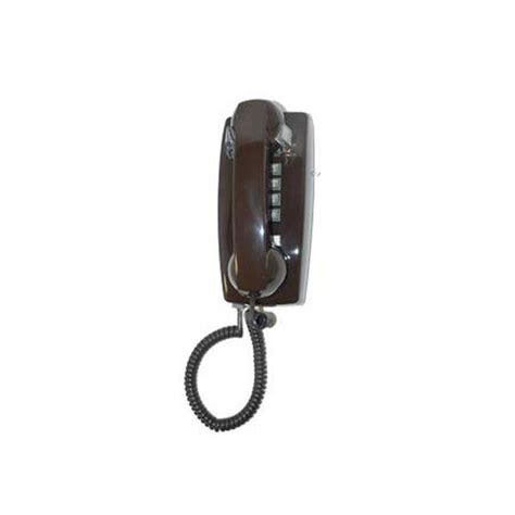 Cortelco Wall Corded Telephone with Volume Control - Brown ITT-2554-V-BR - The Home Depot