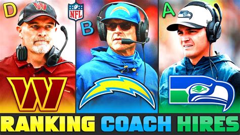 Ranking The 8 NFL Head Coach Hires From WORST To FIRST | Grading NFL ...