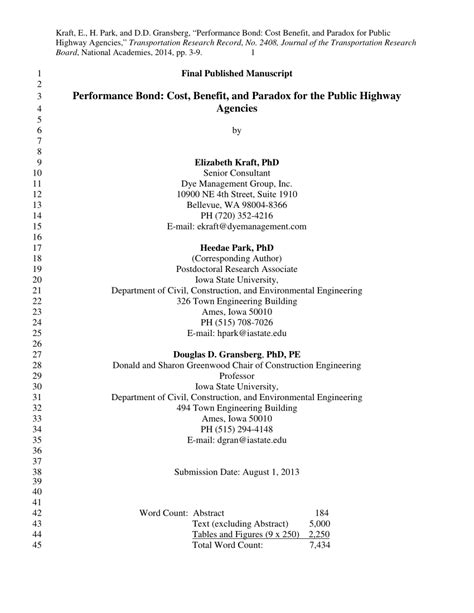 (PDF) Performance Bond