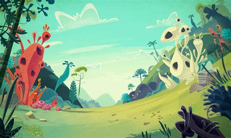 CARTOON BACKGROUNDS on Behance