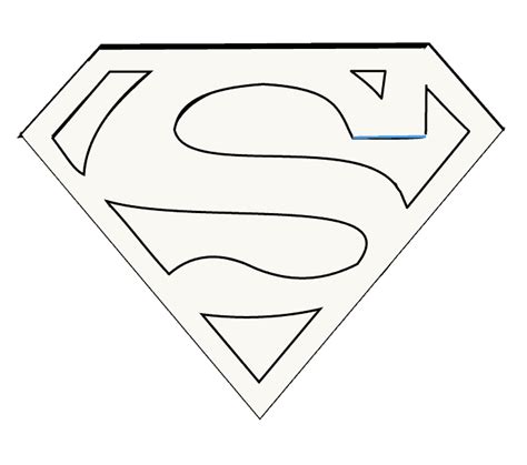 How to Draw Superman Logo | Easy Step-by-Step Drawing Guides