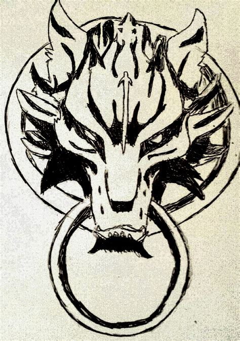 Final fantasy FENRIR symbol by Justicewolf337 on DeviantArt