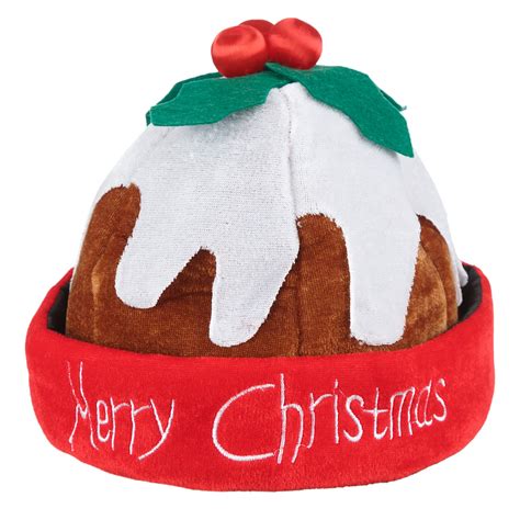 XMAS PUDDING HAT NOVELTY SANTA FESTIVE HATS CHRISTMAS PANTO XMAS | eBay