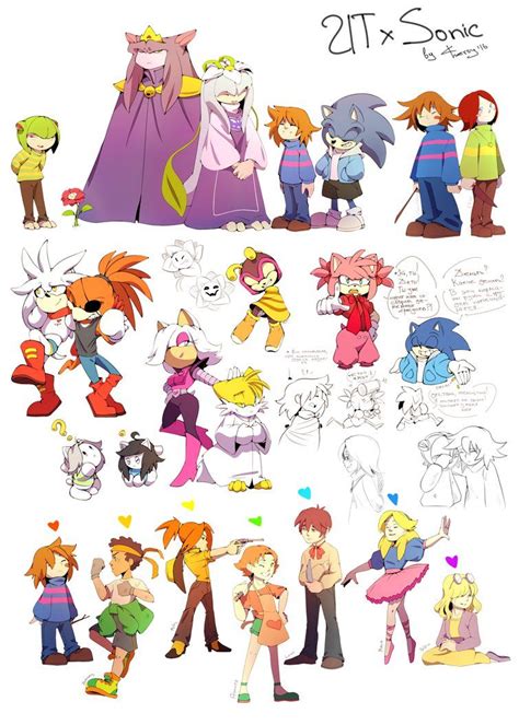 Undertale x Sonic by Cheroy on DeviantArt | Sonic, Sonic fan characters, Sonic funny