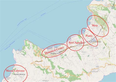 Tourist Map Of Sorrento