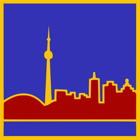 Stylized Toronto Skyline - Openclipart