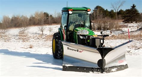 Tractor Snow Plows | SnowEx® Plow Mount for Tractors