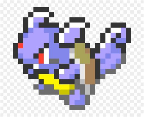 Wartortle - Wartortle Pixel Art, HD Png Download - 770x660(#1946471) - PngFind