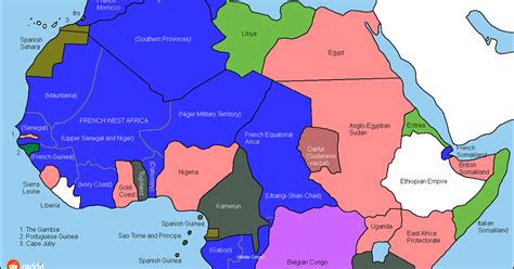 A Map Of Africa 1914 Topographic Map Of Usa With States | Images and Photos finder