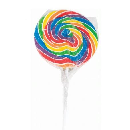 Buy Lollipops Giant Swirl Rainbow 200gx1 Online | Lolly Warehouse