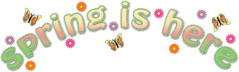 spring is here clip art - Clip Art Library