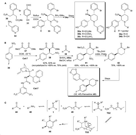 | (A) Synthesis of piperidine-based compounds 17 via multicomponent... | Download Scientific Diagram