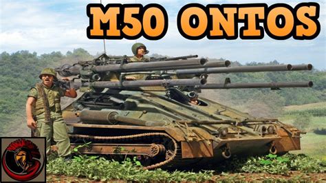 M50 'Ontos' Light Anti-tank Vehicle - RECOILLESS TANK DESTROYER - YouTube