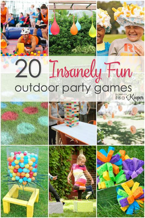 Outdoor Party Games - 20 insanely fun games for your next party