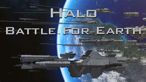 Halo: Final battle for Earth (Epic CGI space battle) - YouTube