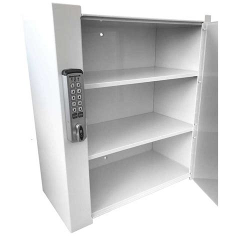 Large Wall Mounted Locking Cabinet | Medication Secure Storage