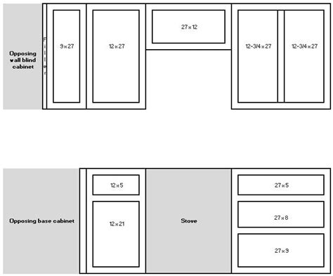 Standard Kitchen Cabinet Drawer Sizes - cursodeingles-elena