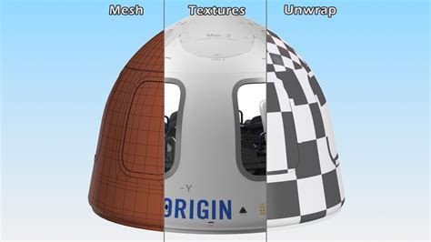 Blue Origin New Shepard Crew Capsule 3D model | CGTrader