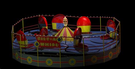 ArtStation - Tilt-a-Whirl Model