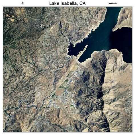 Aerial Photography Map of Lake Isabella, CA California