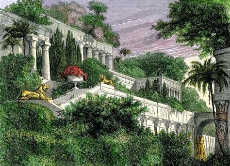 Nebuchadnezzar hanging gardens photos