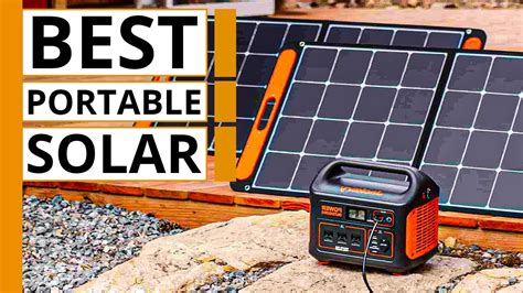 Top 5 Best Portable Solar Panel for Camping - YouTube