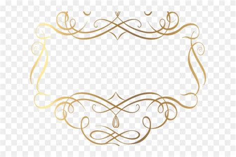 Golden Clipart Gold Filigree - Gold Circle Border Fancy - Free ...