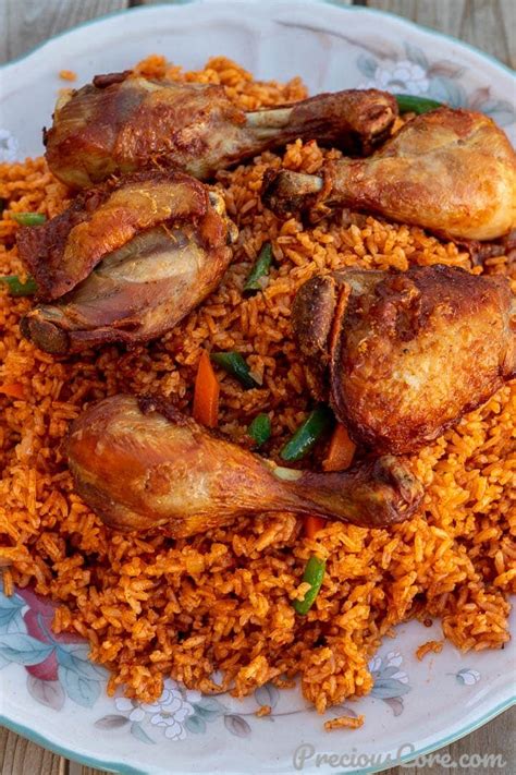 Jollof Rice With Chicken | Precious Core