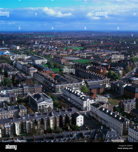 Liverpool city View from Cathedral Tower Stock Photo - Alamy