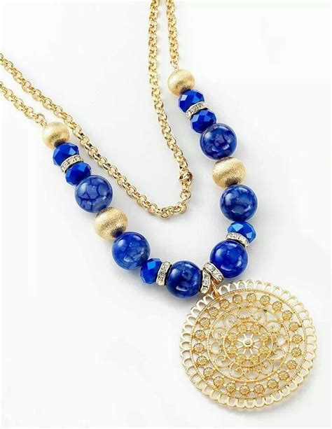 Azul cobalto | Jewelry, Beaded necklace, Tassel necklace