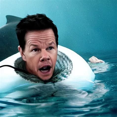 mark wahlberg in a shark costume diving under water | Stable Diffusion | OpenArt