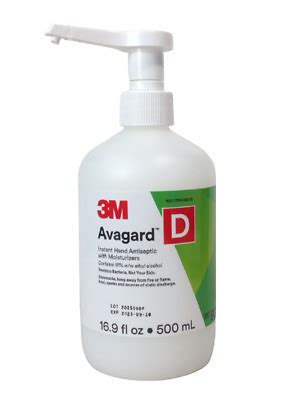 3M™ Avagard™ D Antiseptic Hand Sanitizer 500mL Pump Bottle 16.9 oz | eBay