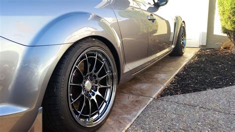 FS: (For Sale) 18x9.5 Enkei NT03+M SBC +27 5x114 with very recent 245/ ...