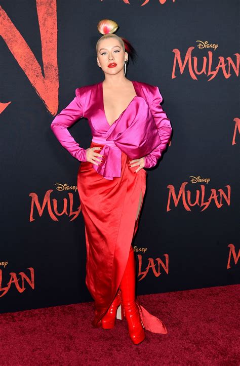 Christina Aguilera Mulan Premiere 3 - Satiny.org