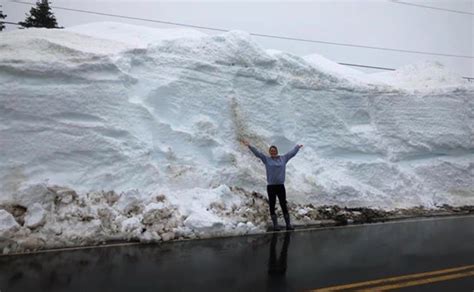 Cape Breton's North Mountain Re-Opens - Giant Snow Drifts Cleared ...