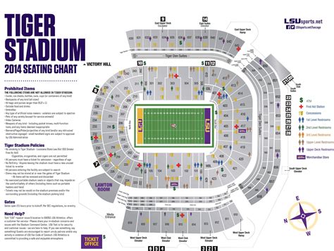 Lsu Football Stadium Seating Chart