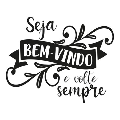 Adesivo Decorativo De Parede Seja Bem Vindo E Volte Sempre | Shopee Brasil