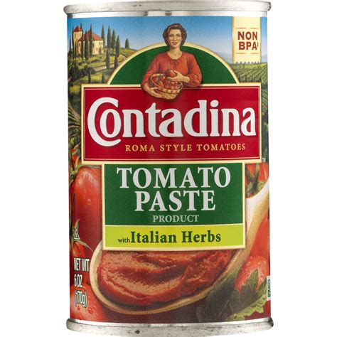 Contadina Tomato Paste With Italian Herbs, 6.0 OZ - Walmart.com ...