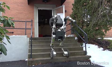 Boston Dynamics' Agile Wheel-Legged Humanoid Robot Performs Incredible ...