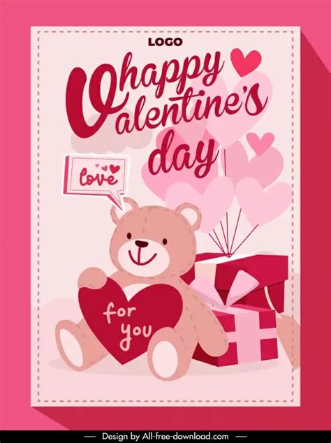 Valentines poster vectors free download 13,698 editable .ai .eps .svg ...