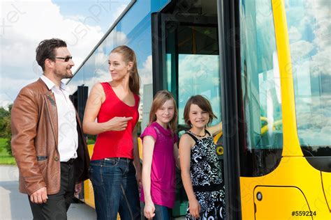 Passengers boarding a bus - stock photo | Crushpixel