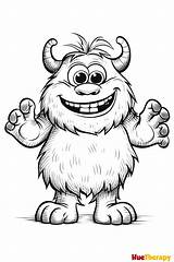 9 Free Printable monster coloring pages For Kids – Artofit sketch template